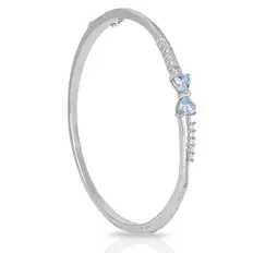 Bracelete Blend Collection Delicado com Laço em Zircônia Topázio