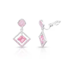 Brinco Balanço de Pressão com Zircônia Rosa