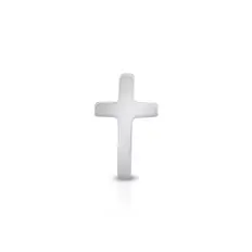Piercing com Cruz Espelhada