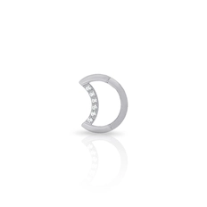Piercing  Lua com Zircônias Cristal