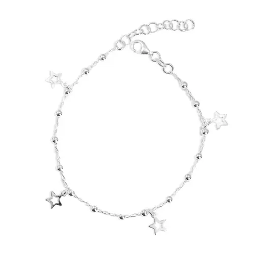 Pulseira Esferas com Berloques de Estrelas