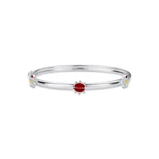 Bracelete Kids com Joaninha e Flores