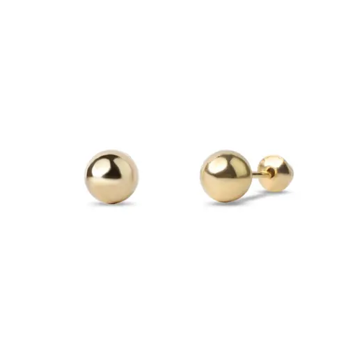 Brinco Baby Gold Esfera 4 MM