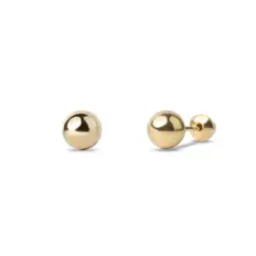 Brinco Baby Gold Esfera 4 MM