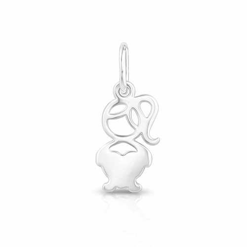 Pingente de Menina com Coração Espelhado