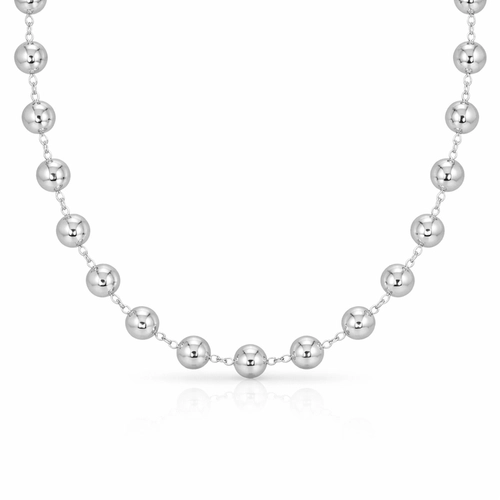 Choker de Esferas Espelhadas 8 MM