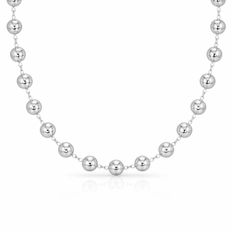 Choker de Esferas Espelhadas 8 MM