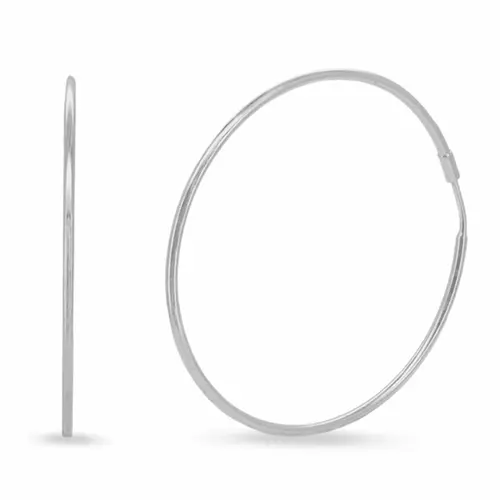 Brinco de Argola Com Fio Roliço G