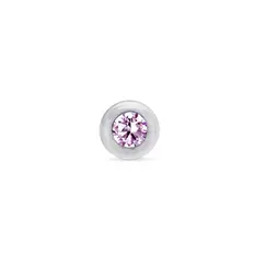 Piercing com Zircônia Rosa