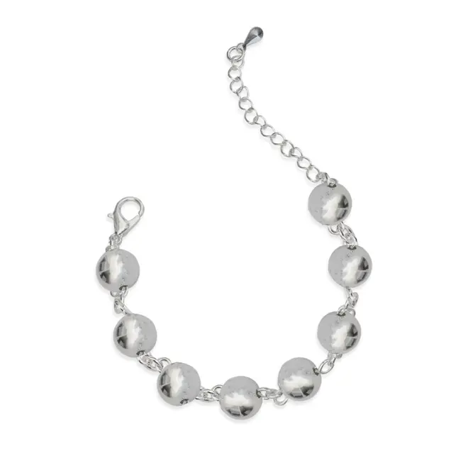 Pulseira com Esferas Espelhadas 1,2 CM