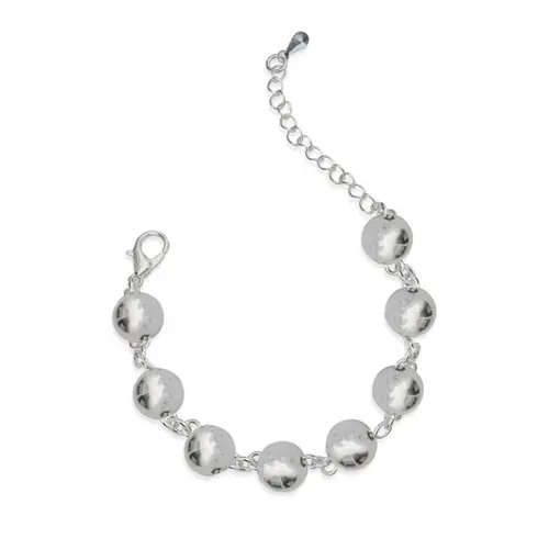 Pulseira com Esferas Espelhadas 1,2 CM