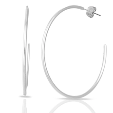 Brinco de Argola com Fio Roliço M