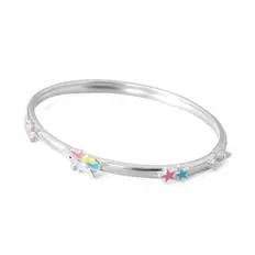 Bracelete Kids com Unicórnio e Estrelas