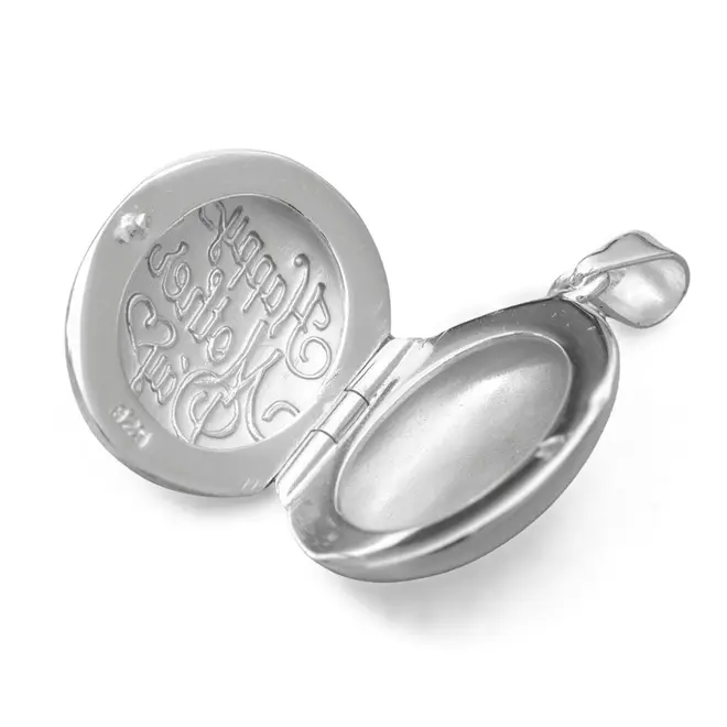 Pingente Relicário Oval Happy Mothers Day