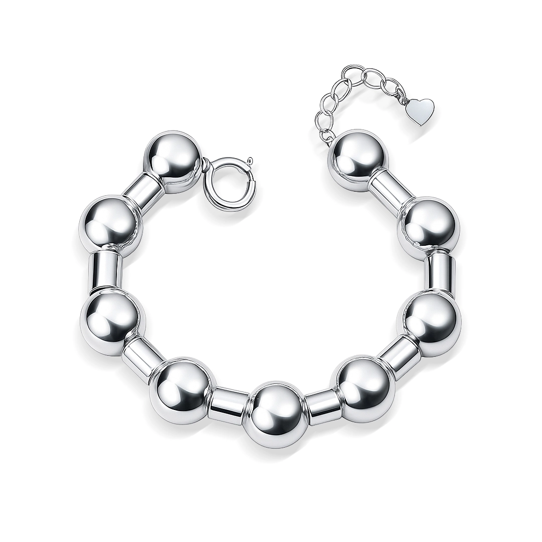 Pulseira de Esferas e Canutilhos