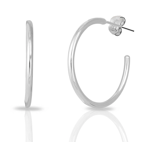 Brinco de Argola com Fio Roliço