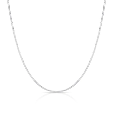 Corrente em Malha Gourmette Flat 60 cm