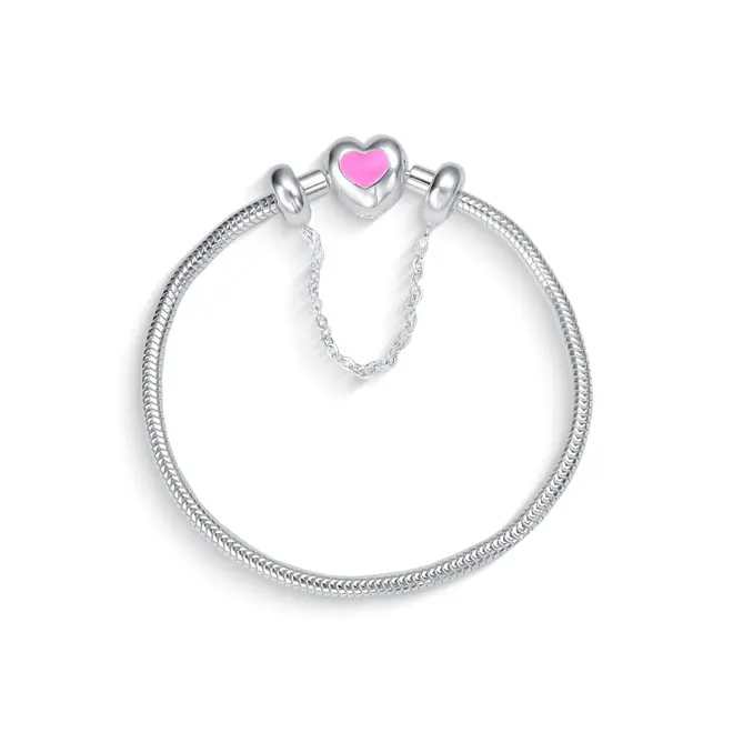 Pulseira Kids para Berloques com Trava em 15 cm