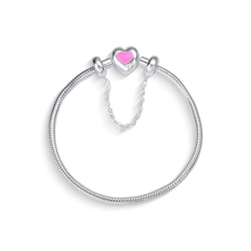 Pulseira Kids para Berloques com Trava em 17 cm
