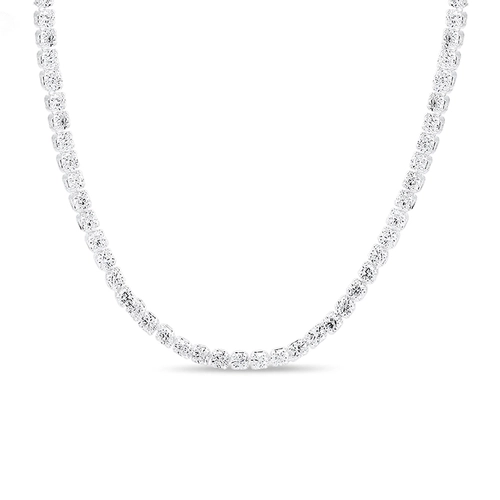 Choker Riviera com Zircônias Cristal