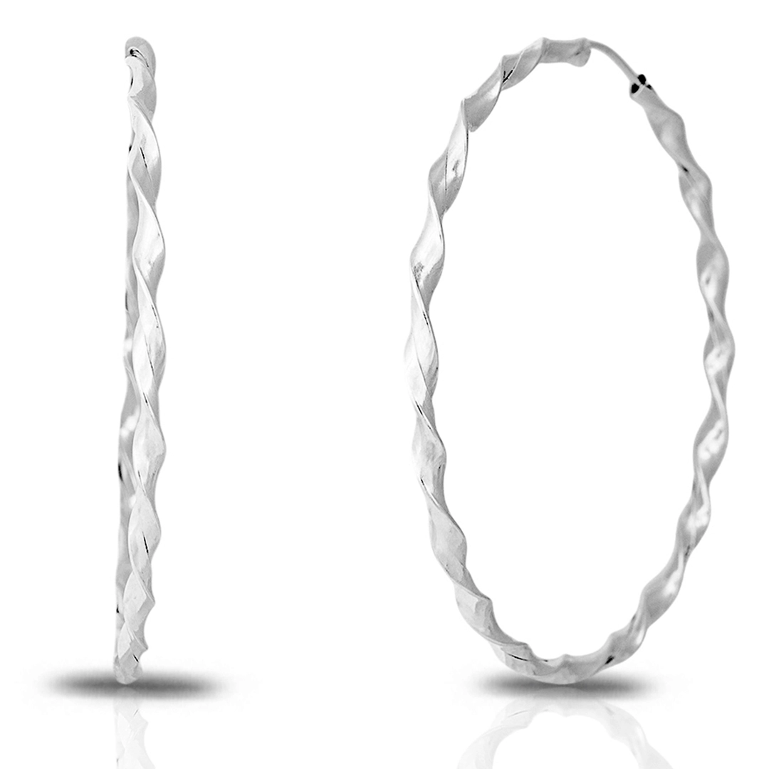 Brinco de Argola com Fio Torcido G