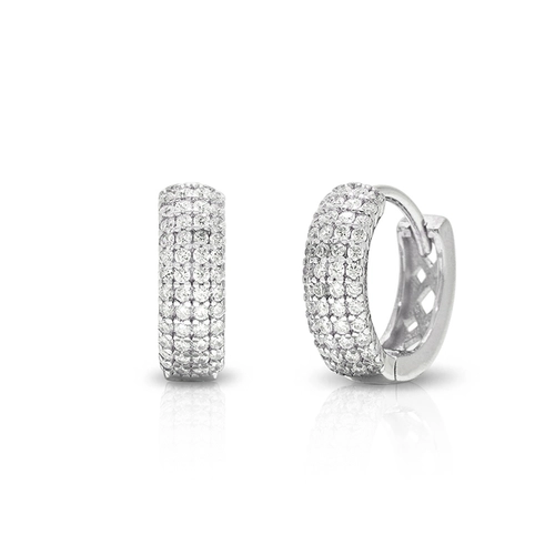 Brinco Blend Collection Click com Zircônias Cristal