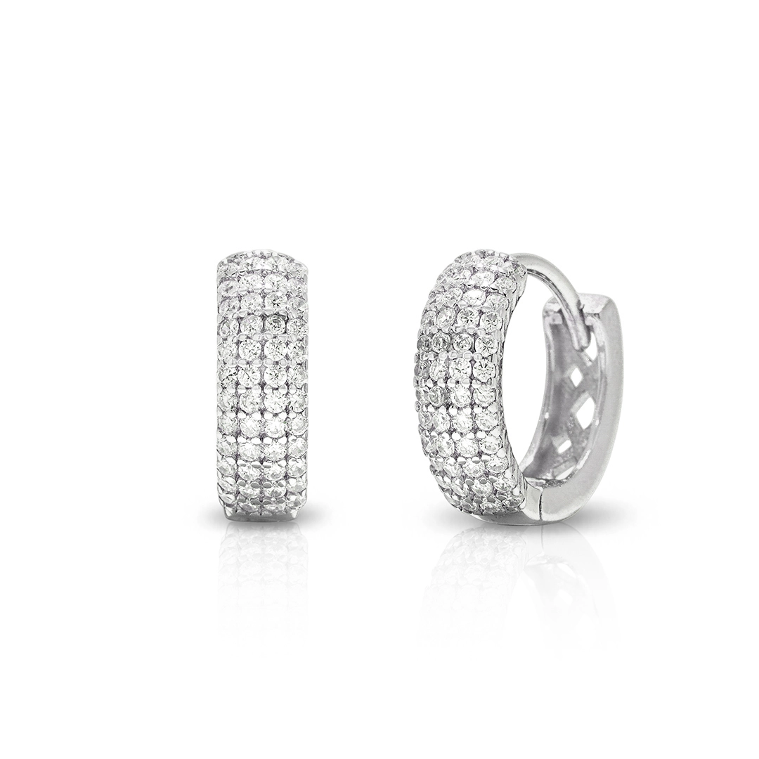 Brinco Blend Collection Click com Zircônias Cristal