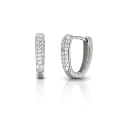 Brinco Blend Collection Click com Zircônias Cristal