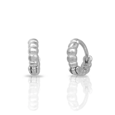 Brinco Argola Click com Esferas P