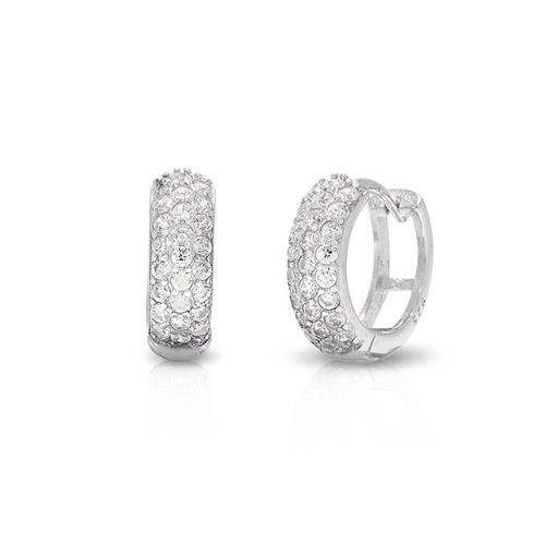 Brinco Blend Collection Click com Zircônias Cristal