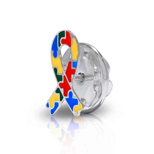 Pin Autismo de Fita Esmaltada
