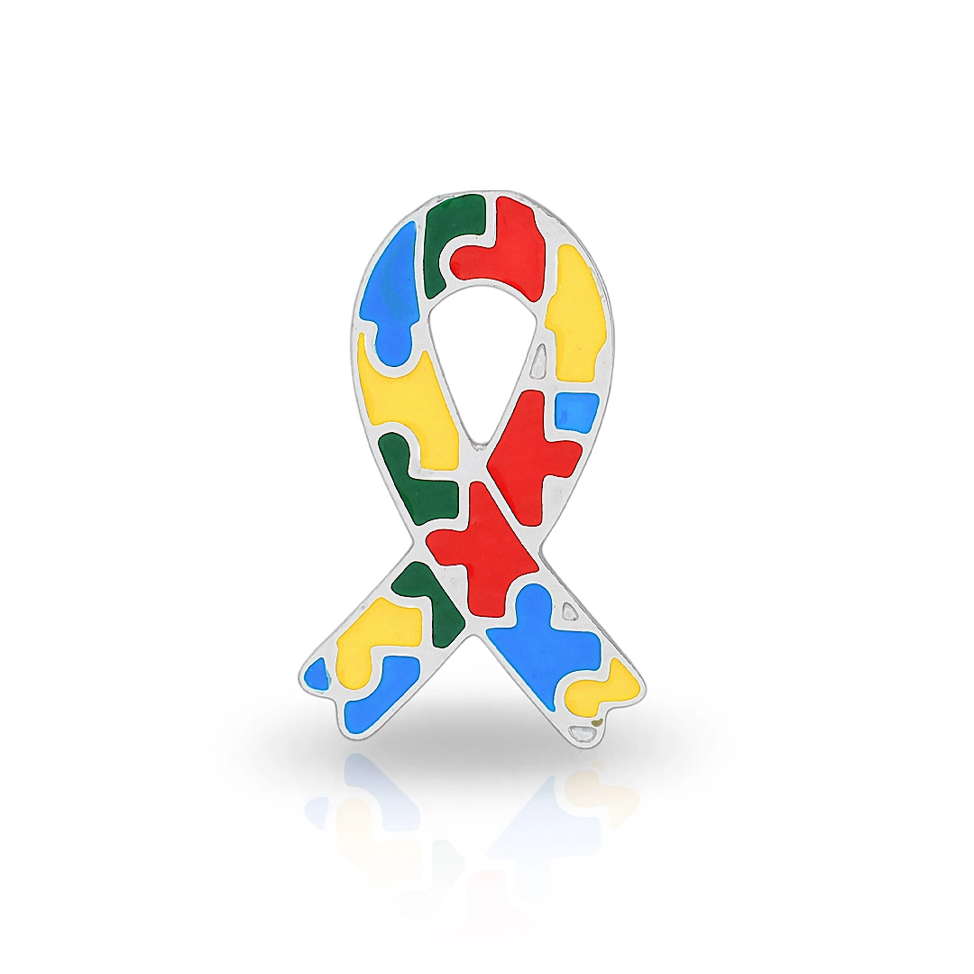 Pin Autismo de Fita Esmaltada