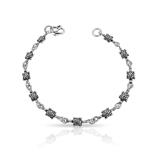 Pulseira Tartarugas com Acabamento Envelhecido