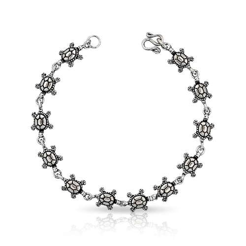 Pulseira com Acabamento Envelhecido Tartarugas