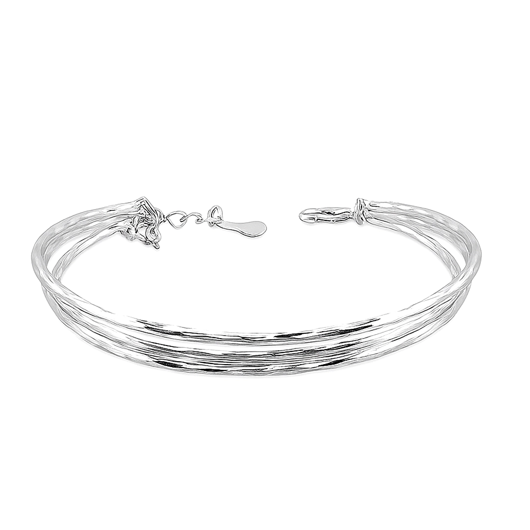 Bracelete de Três Fios Diamantados