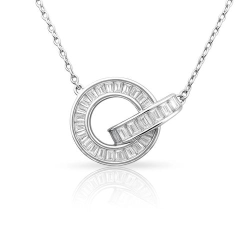 Gargantilha Blend Collection com Zircônia Aro Enlace