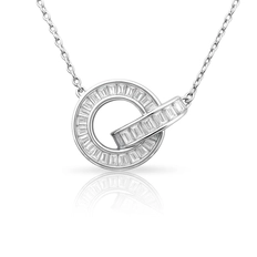 Gargantilha Blend Collection com Zircônia Aro Enlace