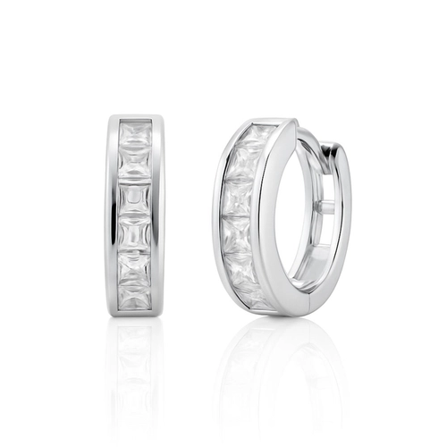 Brinco Blend Collection Prata 925 Click com Zircônia Cristal