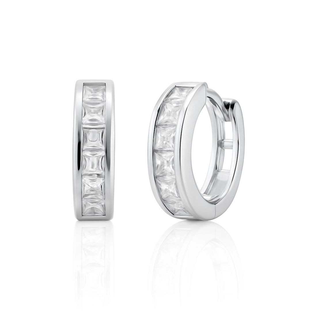 Brinco Blend Collection Prata 925 Click com Zircônia Cristal