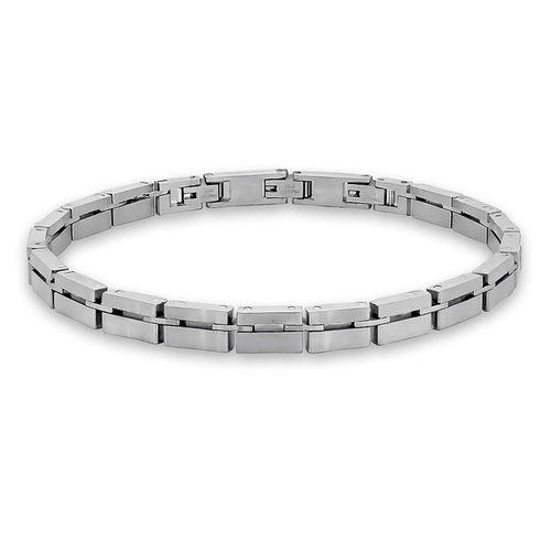 Pulseira com Elos Trabalhados e Fosco
