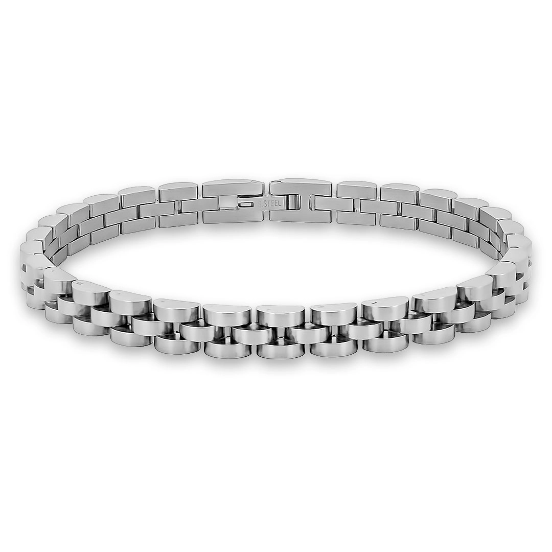 Pulseira com Elos Espelhados