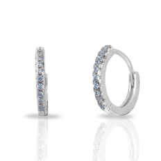 Brinco Blend Collection Click com Zircônias Cristal G