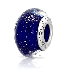 Berloque Separador Murano Azul