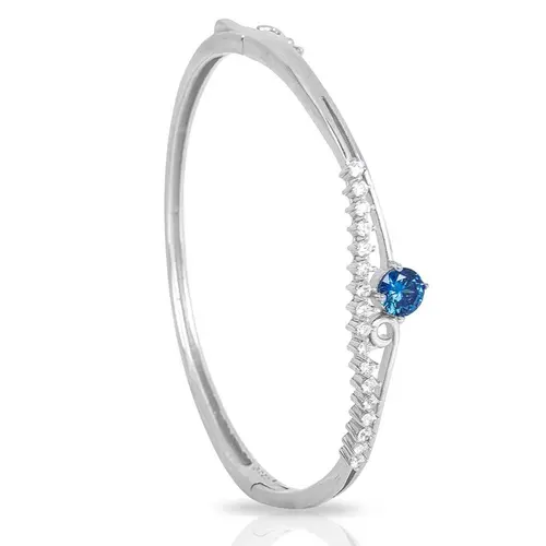 Bracelete Blend Collection Articulado com Zircônias Cristal e Topázio