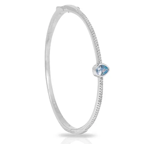 Bracelete Blend Collection Gota em Zircônia Topázio