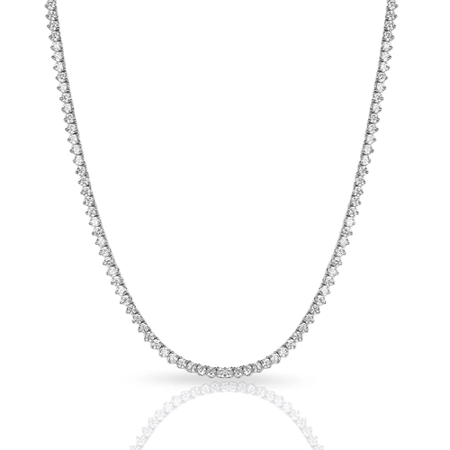 Colar de Prata Blend Collection Riviera com Zircônias Cristal
