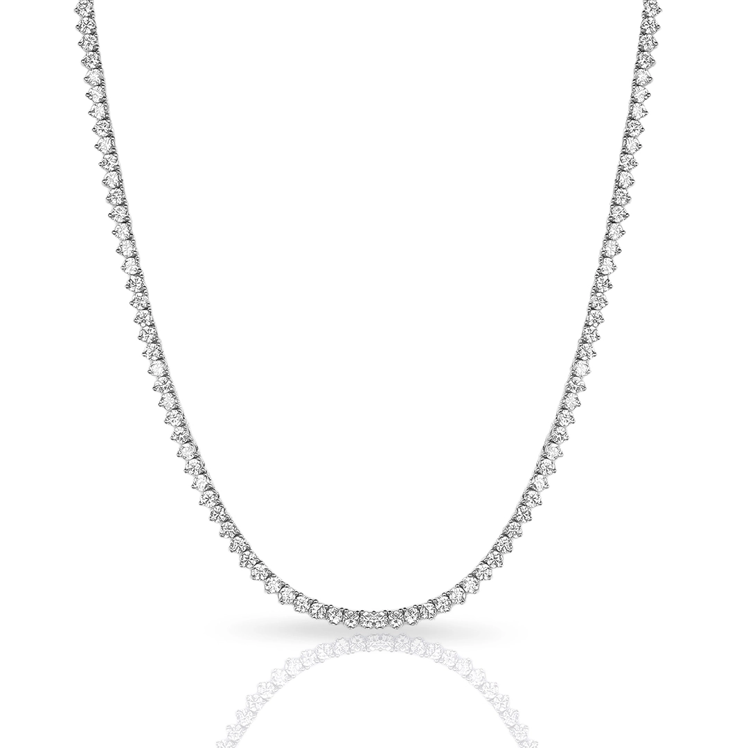 Colar de Prata Blend Collection Riviera com Zircônias Cristal