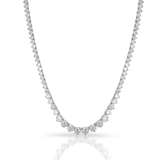 Colar de Prata Blend Collection com Zircônias Cristal Redondas
