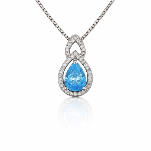 Gargantilha Blend Collection Gota com Zircônias Cristal e Topázio