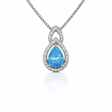 Gargantilha Blend Collection Gota com Zircônias Cristal e Topázio
